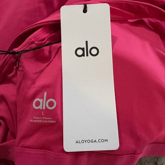 NWT Alo Yoga Alosoft Backspin Dress - Pink Summer Crush - Picture 10 of 12